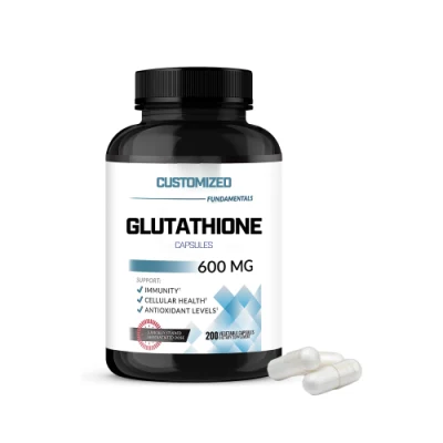 OEM colágeno Gluta más vitamina C pastillas de glutatión cápsulas de glutatión para blanquear la piel